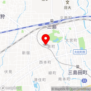三井のリパーク 三島泉町の地図