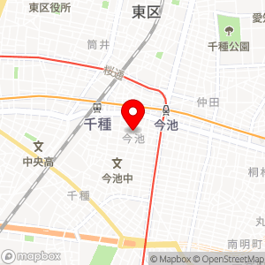 名鉄協商パーキング 今池第9の地図