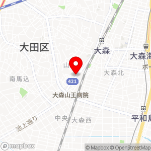 まいばすけっと 大森山王3丁目店の地図