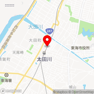 名鉄協商パーキング 太田川駅前の地図