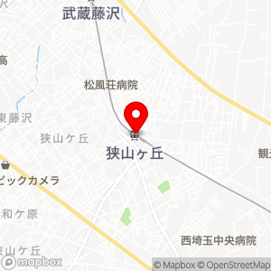 ファミリーマート トモニー狭山ヶ丘駅店の地図