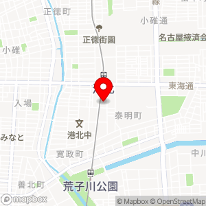 【2棟近く】新泰明荘駐車場の地図