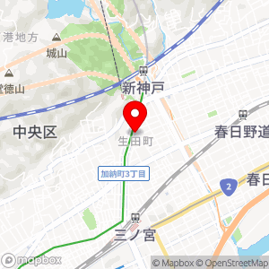 セブン-イレブン 神戸布引町2丁目店の地図