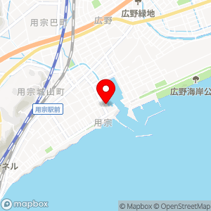 用宗みなと温泉の地図