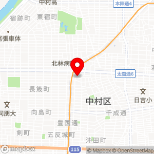 名鉄協商パーキング 中村公園第13の地図