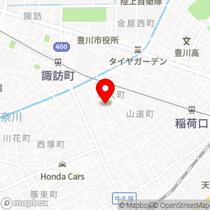 ファミリーマート 豊川牛久保駅通店の地図