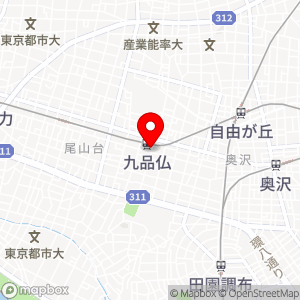 九品仏駅前第3駐車場の地図