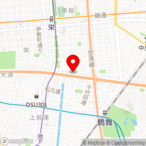 名鉄協商パーキング キング観光サウザンド栄若宮大通店の地図