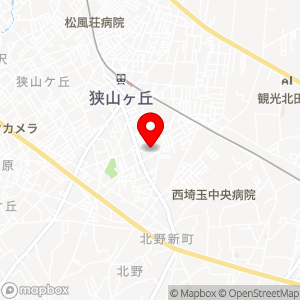 いなげや 所沢狭山ヶ丘店の地図