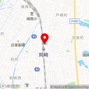 名鉄協商パーキング JR岡崎駅東第4の地図