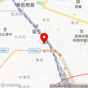 名鉄協商パーキング 亀島駅北第3の地図