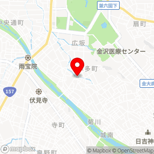 名鉄協商パーキング 金沢鱗町の地図
