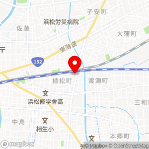 ファミリーマート 浜松植松店の地図