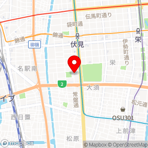 名鉄協商パーキング 御園通第2の地図