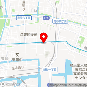 ローソン 江東運転免許試験場前店の地図