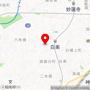 エコス TAIRAYA白楽六角橋店の地図