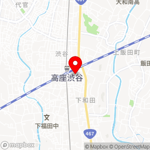 タウンパーキング 高座渋谷第1の地図