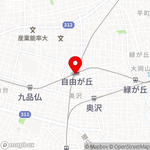自然食品F＆F 自由が丘店の地図