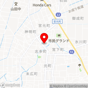 マミーマート 神明町店の地図