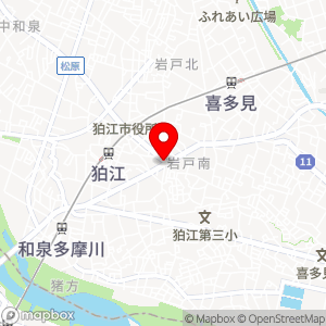 ファミリーマート 狛江東和泉店の地図