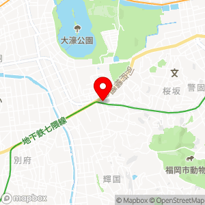 三井のリパーク 六本松3丁目の地図