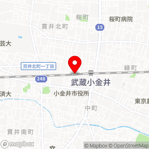 TOBU PARK 武蔵小金井駅西高架下の地図