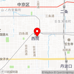 ファミリーマート 西院南店の地図