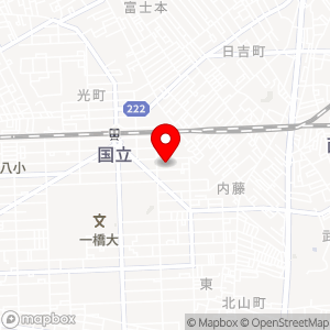 タイムズ国立東ＫＲ・Ｐｈｉｌｉａ駐車場の地図