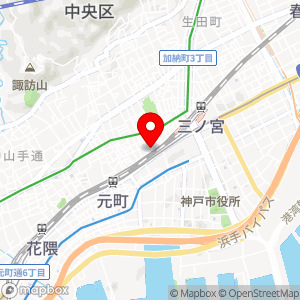 タイムズ 阪急三宮駅前の地図