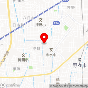 バロー 押越店の地図