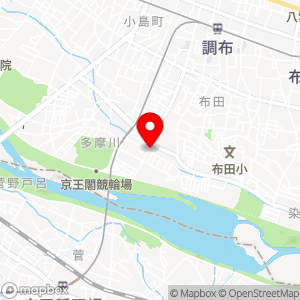 ローソン 調布多摩川店の地図