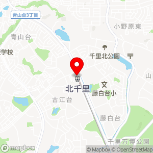 デイリーヤマザキ 北千里駅前店の地図