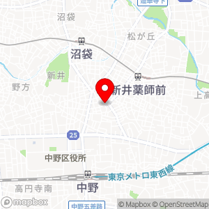 パークアベニュー 新井第1の地図
