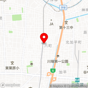 ライフ 六町駅前店の地図