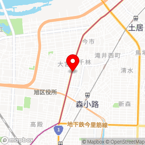 ファミリーマート スバル森小路店の地図