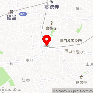 タイムズ 世田谷上町の地図