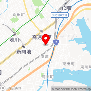 せんたくウサギ 新開地店の地図