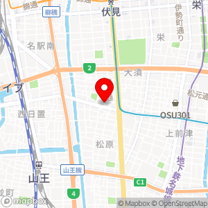 名鉄協商パーキング 西大須第2の地図
