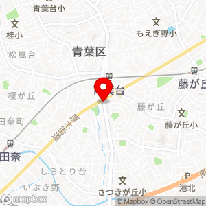 ファミリーマート 青葉しらとり台店の地図