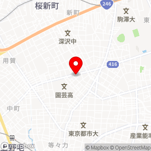 ローソン 日体大前店の地図