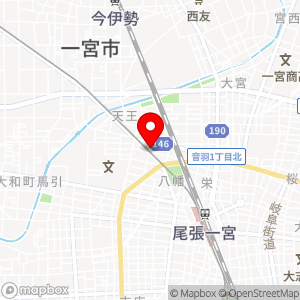 名鉄協商パーキング 西一宮駅前の地図