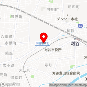 ファミリーマート 刈谷東陽町店の地図
