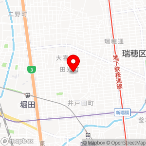瑞穂区白龍バイクガレージの地図