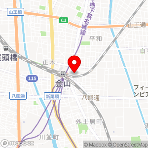 ローソン 金山駅前店の地図