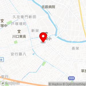 ナビパーク 草加新栄第1の地図
