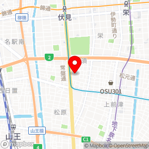 三井のリパーク 大須第9の地図