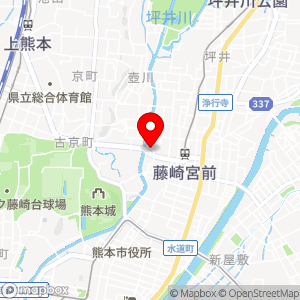 セブン-イレブン 熊本坪井1丁目店の地図