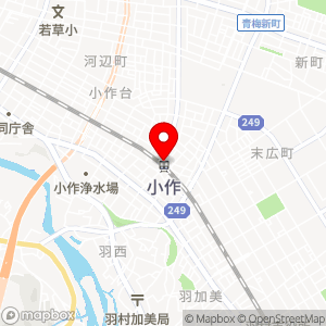 ファミリーマート 小作駅前店の地図