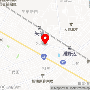 タマパーク 矢部駐車場の地図