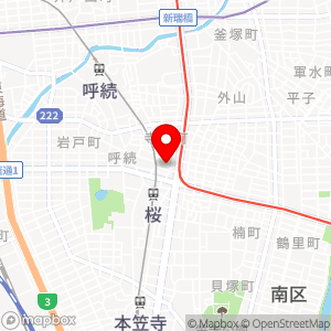 南区桜本町バイクガレージの地図